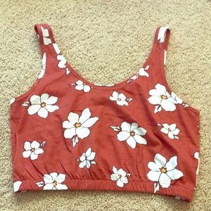 Floral crop top